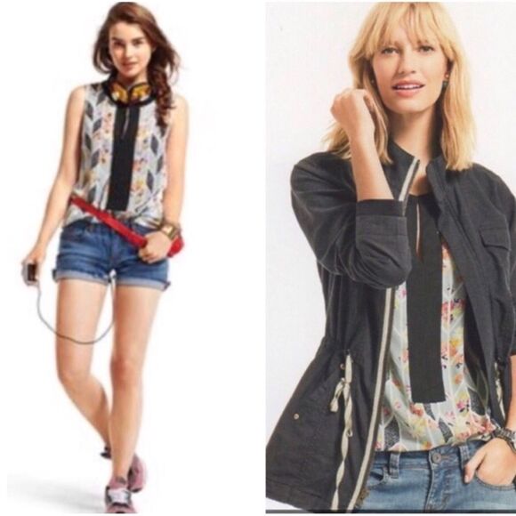 CABI Grosgrain Sleeveless Blouse Style 249 - Picture 8 of 10